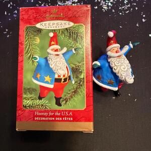 Hooray for the USA Santa - Hallmark Keepsake Ornament 2000